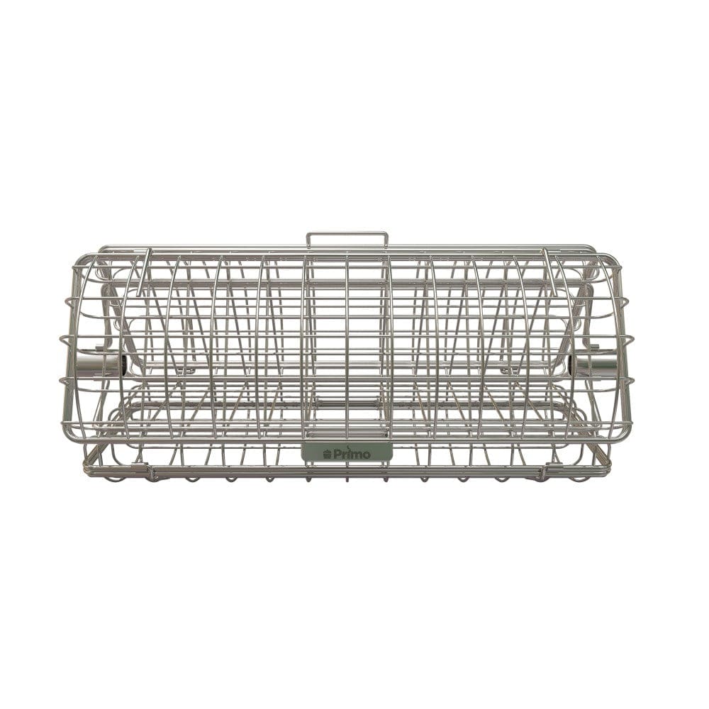 Primo 3-Sided Basket for Oval LG 300/XL 400 Kamado Grill Rotisserie Kit