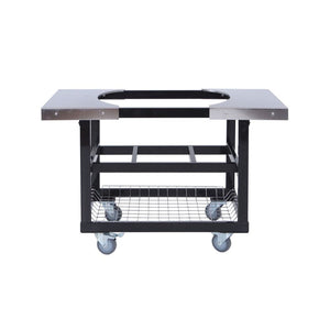Primo Stainless Steel Side Shelves for Oval LG/XL Cart Base Actual