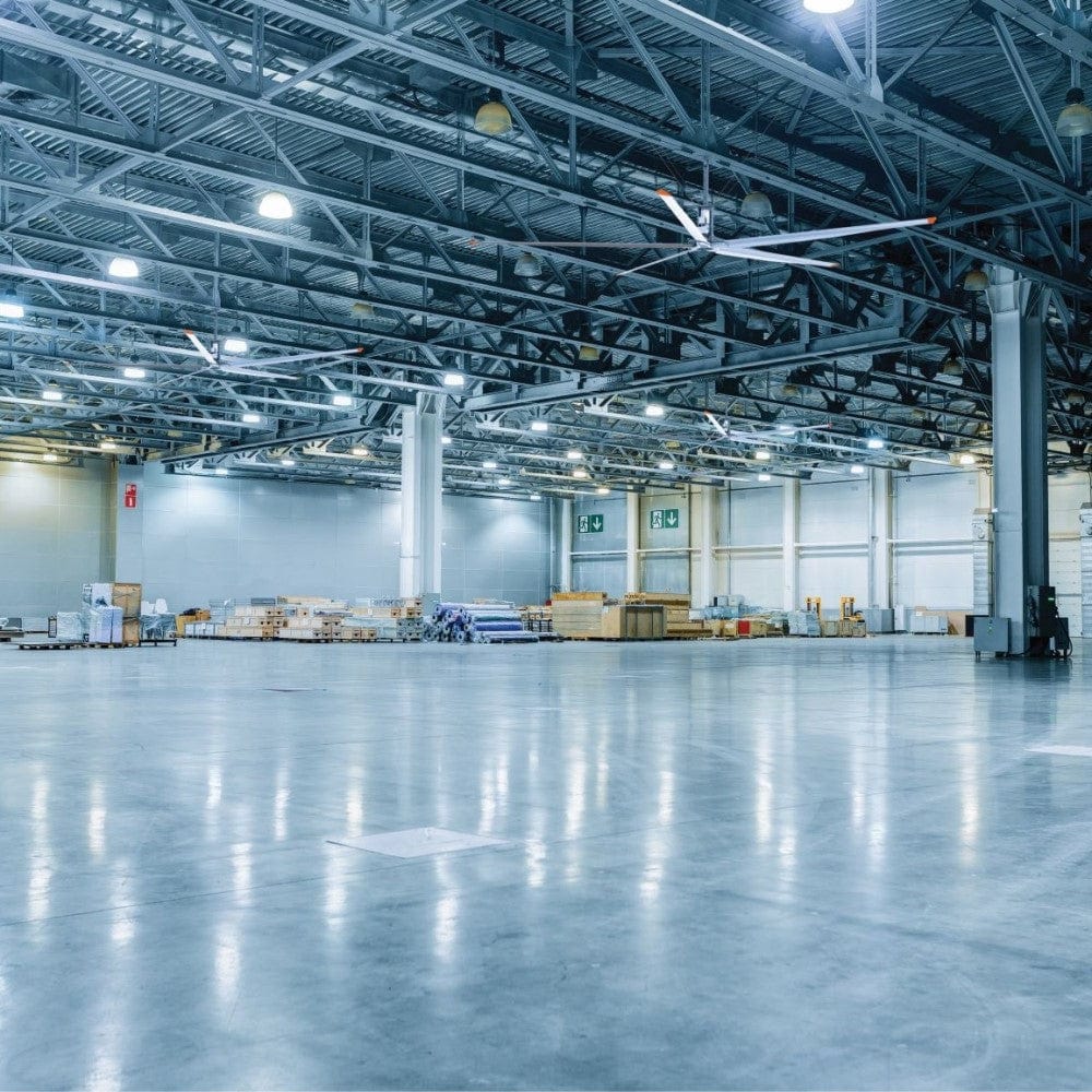 Schwank MonsterFans GD fan has been installed at the storage warehouse site.