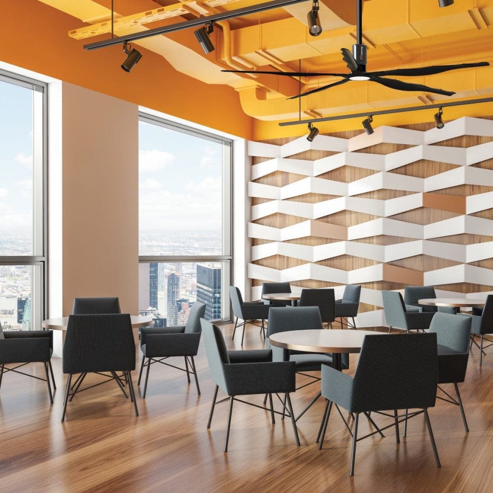 Schwank MonsterFans Style Series Hospitality HVLS Industrial Fan with Controls - lifestyle view