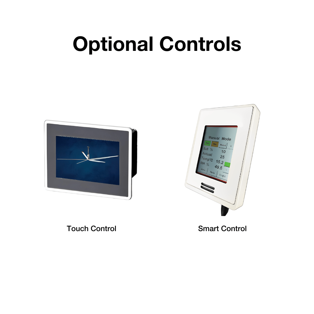 Optional controls - angle view