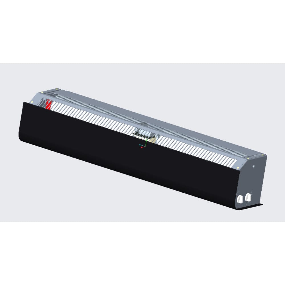 Back of Schwank Swift5 32-Inch Wall-Mounted Air Curtain