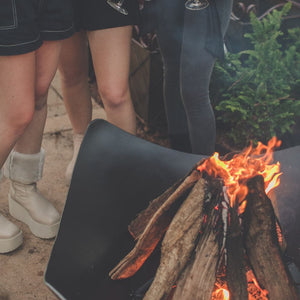 standing by the Seasons Fire Pits Quadrilateral Square Steel Fire Pit