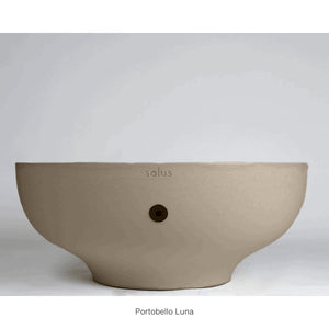 solus luna 42 round fire pit in portobello luna