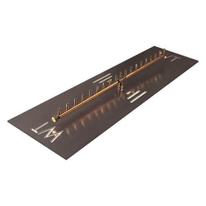 Warming Trends CFBL190 Linear CROSSFIRE™ 38" Brass Gas Burner with 44" Plate