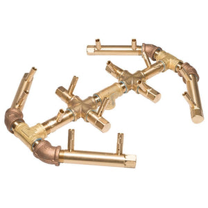 Warming Trends CFBO140 Octagonal CROSSFIRE™ 13" Brass Gas Burner