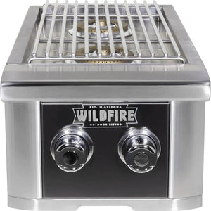 Wildfire Double Side Burner in Black