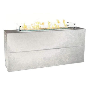 American Fyre Designs Milan 72-Inch Fire Pit in White Aspen