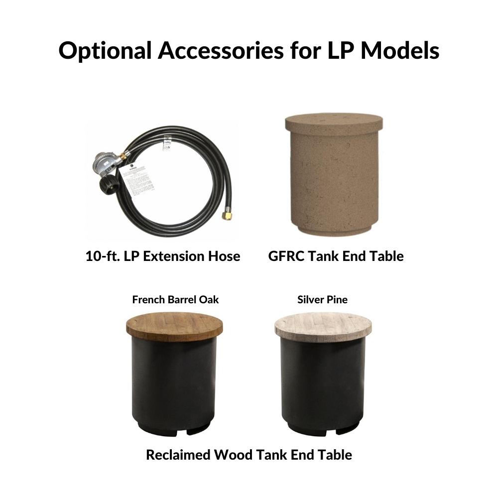 Optional Accessories for LP Models - angle view