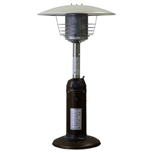 AZ Patio Heaters Hiland Hammered Bronze Tabletop Propane Patio Heater
