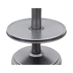 AZ Patio Heaters Hiland Hammered Silver Propane Patio Heater Table
