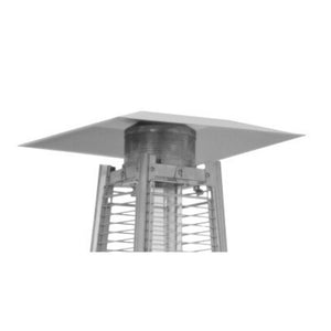 AZ Patio Heaters Hiland Portable Hammered Silver Propane Patio Heater Head