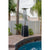 AZ Patio Heaters Hiland Portable Matte Black Propane Patio Heater with Flame