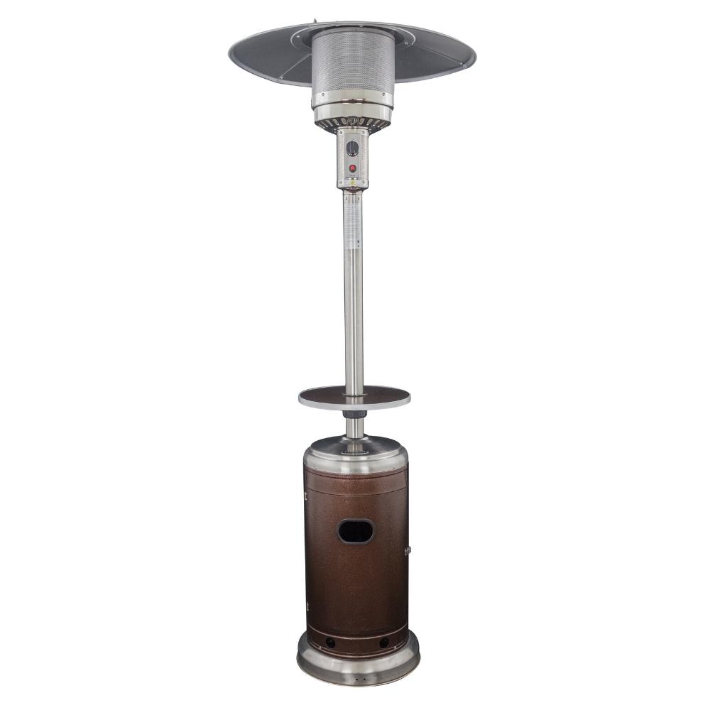 AZ Patio Heaters Hiland Two-Tone Portable Propane Patio Heater with Table