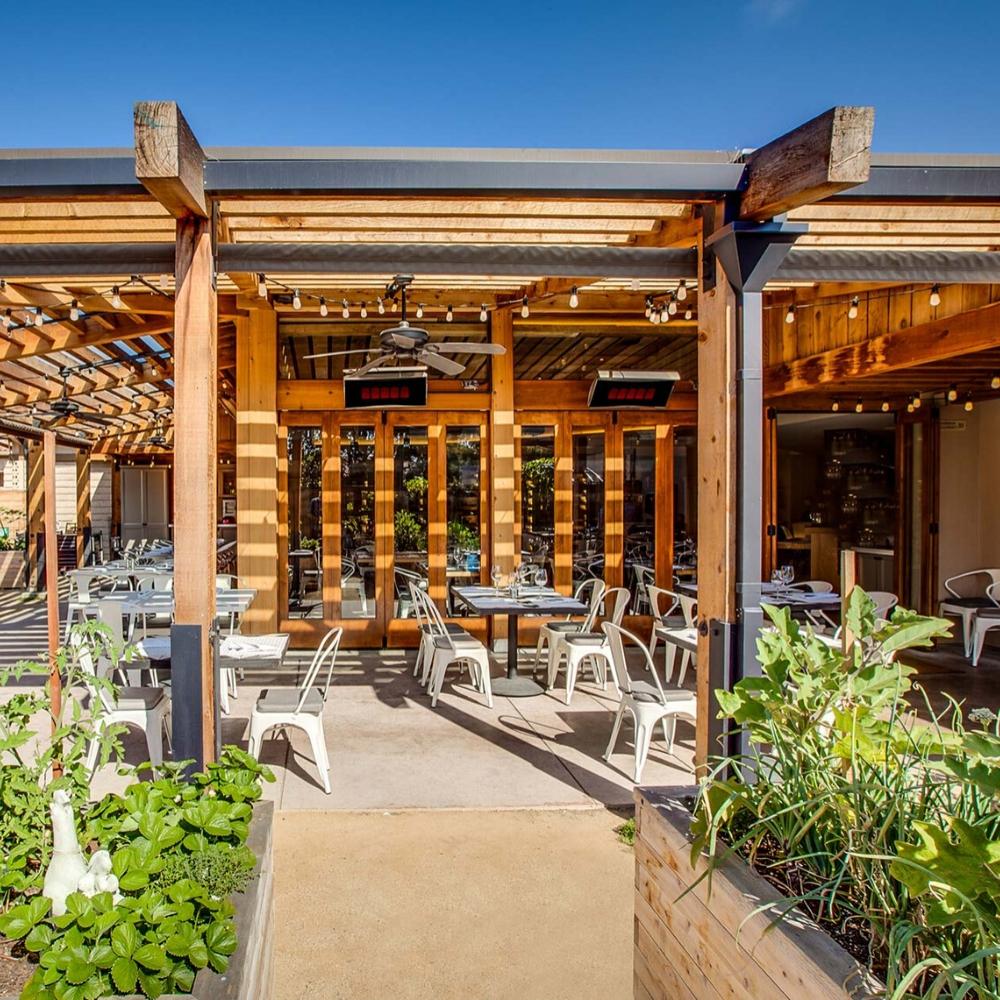Bromic Platinum Smart-Heat Gas Patio Heaters at Provenance Restaurant