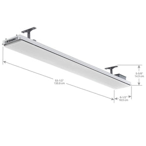 Dimplex DLW Series 54-Inch 2400W 240V White Infrared Electric Heater Specs