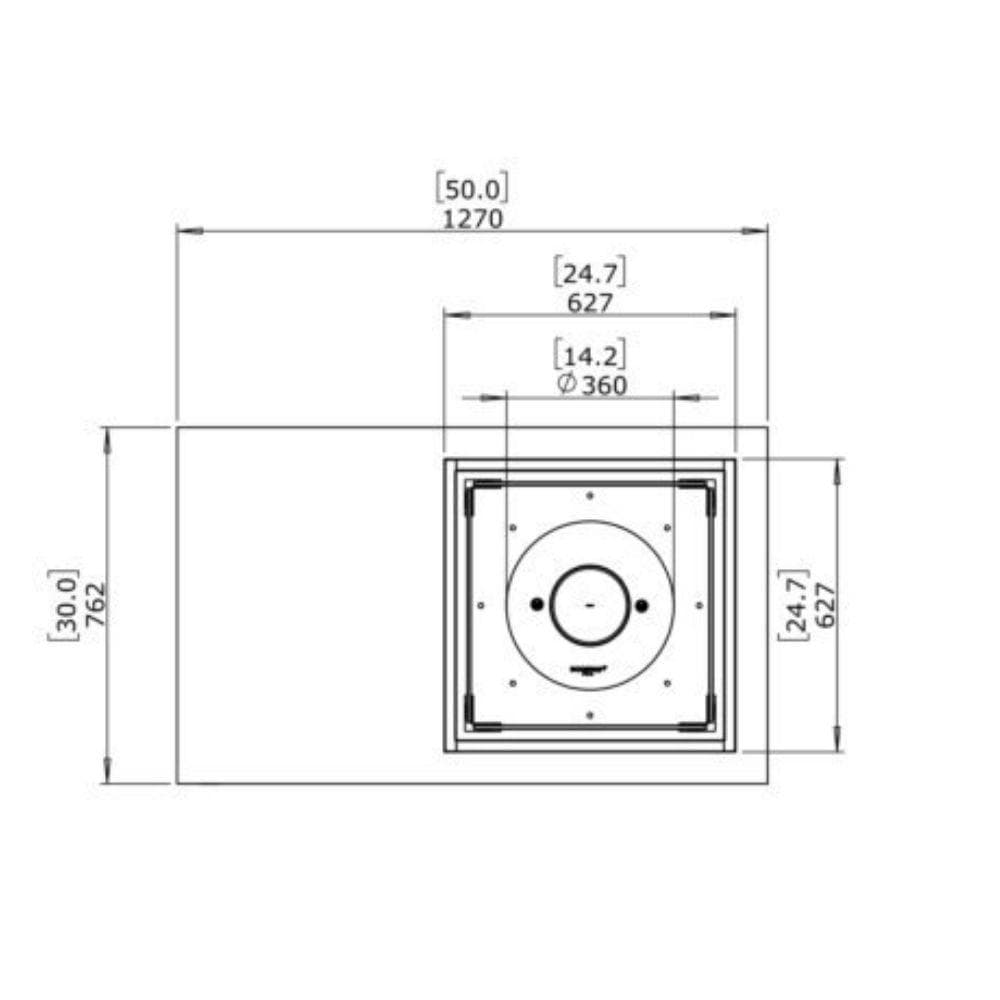 Manhattan Fire Pit Table measurements