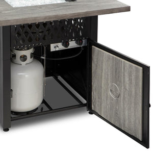 Endless Summer DualHeat Dakota 38" LP Fire Pit Table Storage for Propane Tank