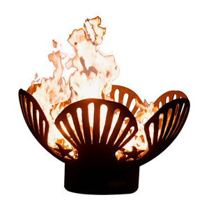 Fire Pit Art Barefoot Beach 42-Inch Handcrafted Carbon Steel Fire Pit (BB)