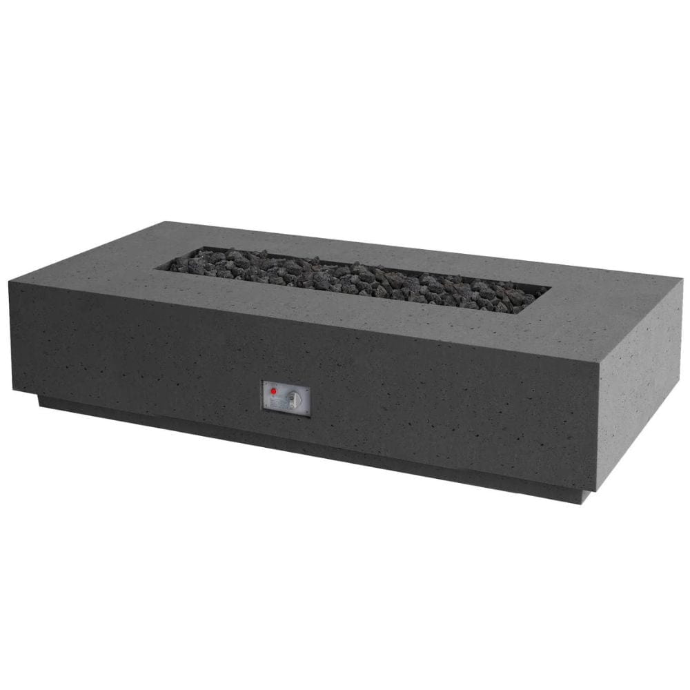 Firegear Sanctuary 76" Slate Rectangular GFRC Gas Fire Pit Table