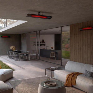 Heatscope Pure 3000W Electric Patio Heaters in Outdoor Living Area