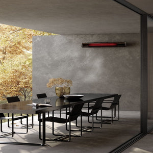 Heatscope Pure 3000W Electric Patio Heater with WiFi in an office