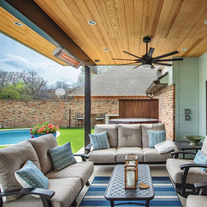 infratech cd electric patio heater ceiling mounted in patio