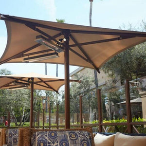 Infratech SL Series 29" Single Element Infrared Electric Heater in Umbrella