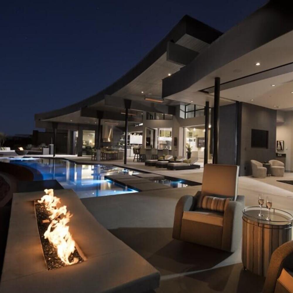 Infratech SL Series 29" Single Element Infrared Electric Heater by the Pool