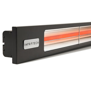 Infratech SL Series 29 1/2" Single Element Infrared Electric Heater in Matte Black