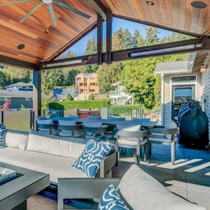 Infratech SL Series 42" Single Element Infrared Electric Heater in Deck