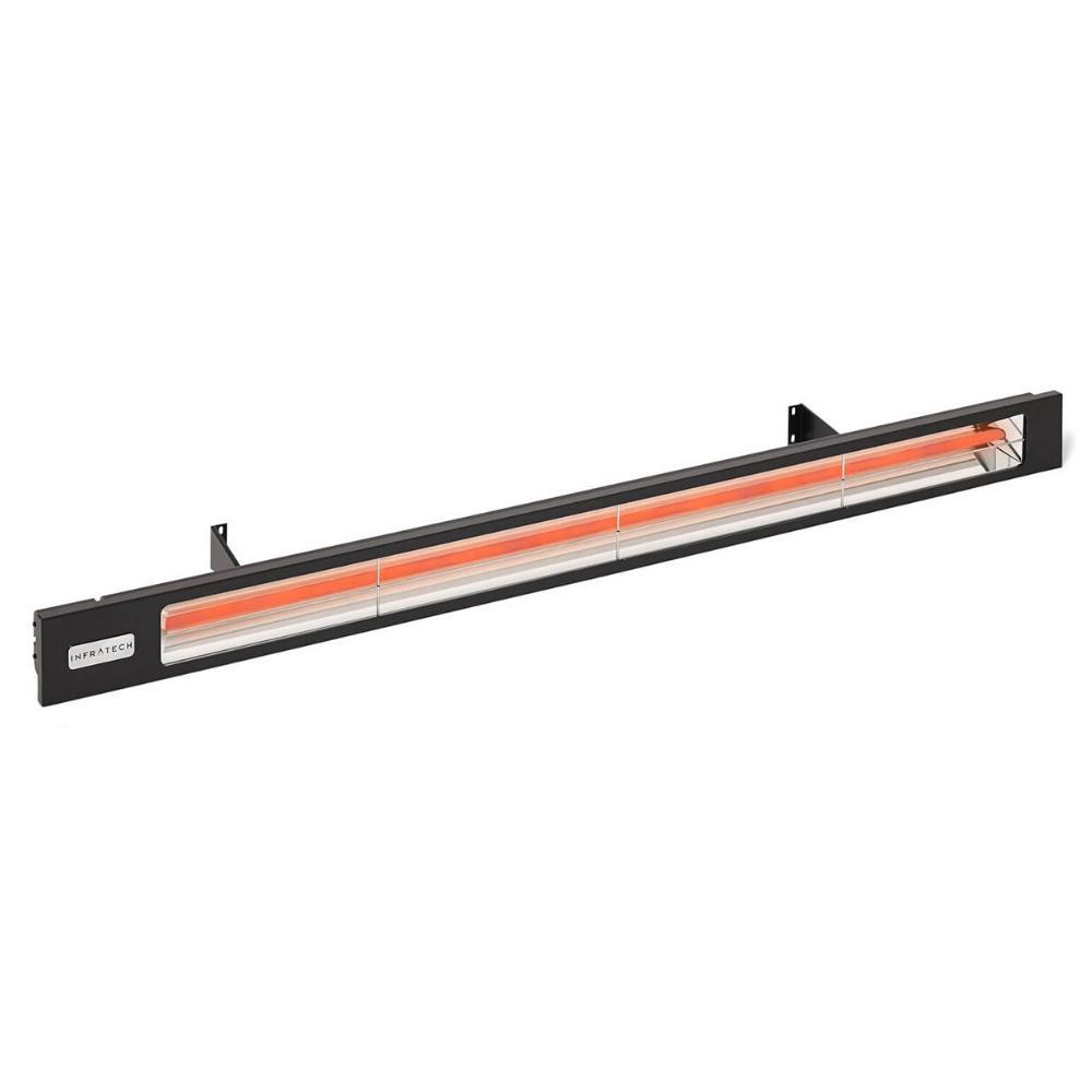 Infratech SL Series 63" Single Element Infrared Electric Heater in Black - angle view