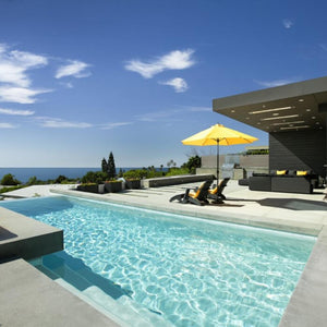 Infratech WD Series Electric Heaters Flush Mounted at Coastal View Home