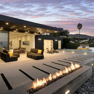 Infratech WD Series Electric Heaters Flush Mounted at Coastal View Home