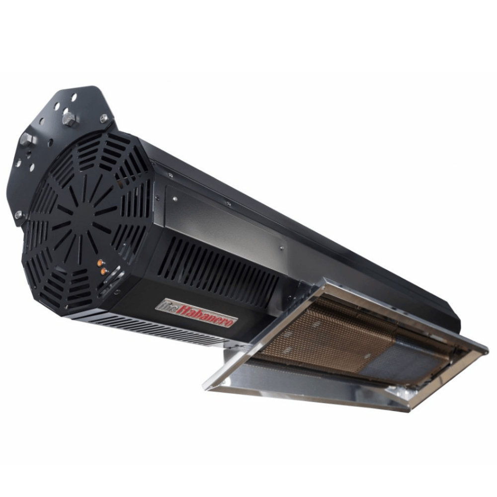 Side View of IR Energy Black Habanero M40/M50 48" Gas Patio Heater