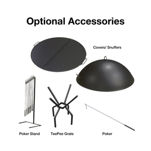 Snuffers, Poker Stand, TeePee Grate, and Poker