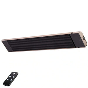 RADtec Design Series 72" 3300W 220V Indoor/Outdoor Infrared Electric Heater With Handheld remote