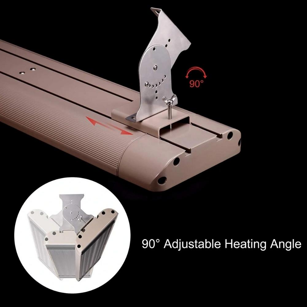 Mounting Bracket of RADtec Design Series 72" 3300W 220V Indoor/Outdoor Infrared Electric Heater