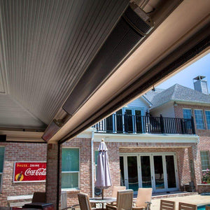 RADtec Design Series 82" 3200W 220V Infrared Electric Heater in Patio