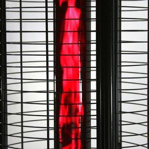 RADtec Ellipse Flame Propane Patio Heater red flames