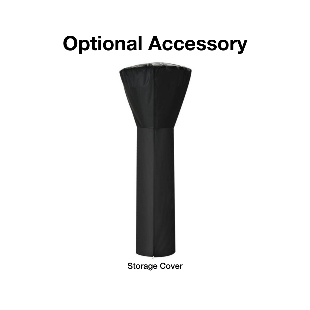 Storage cover for radtec real flame gas patio heater