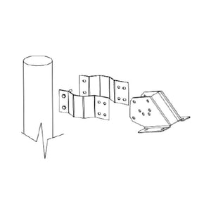 Schwank 4" Pole Mount Assembly for Gas Heaters