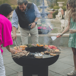 barbeque party with seasons fire pits fire pit grill