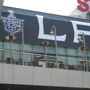 Sunglo Portable Natural Gas Heater in Stadium