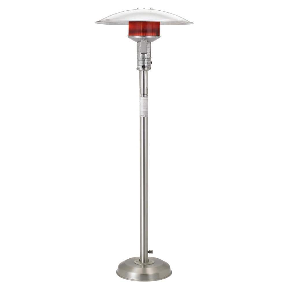 Sunglo Portable Stainless Steel Natural Gas Heater with Manual Ignition - close-up view