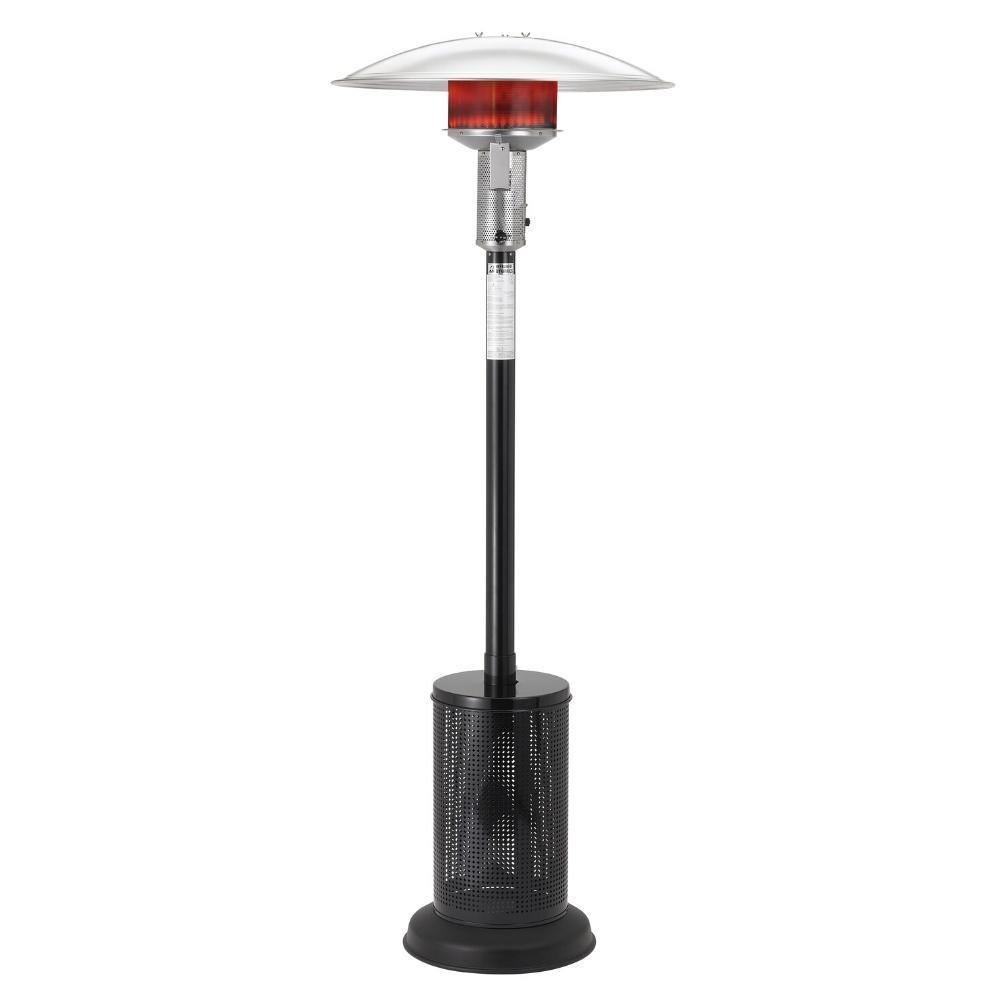 Sunglo Portable Black Propane Heater with Direct Spark Ignition - angle view