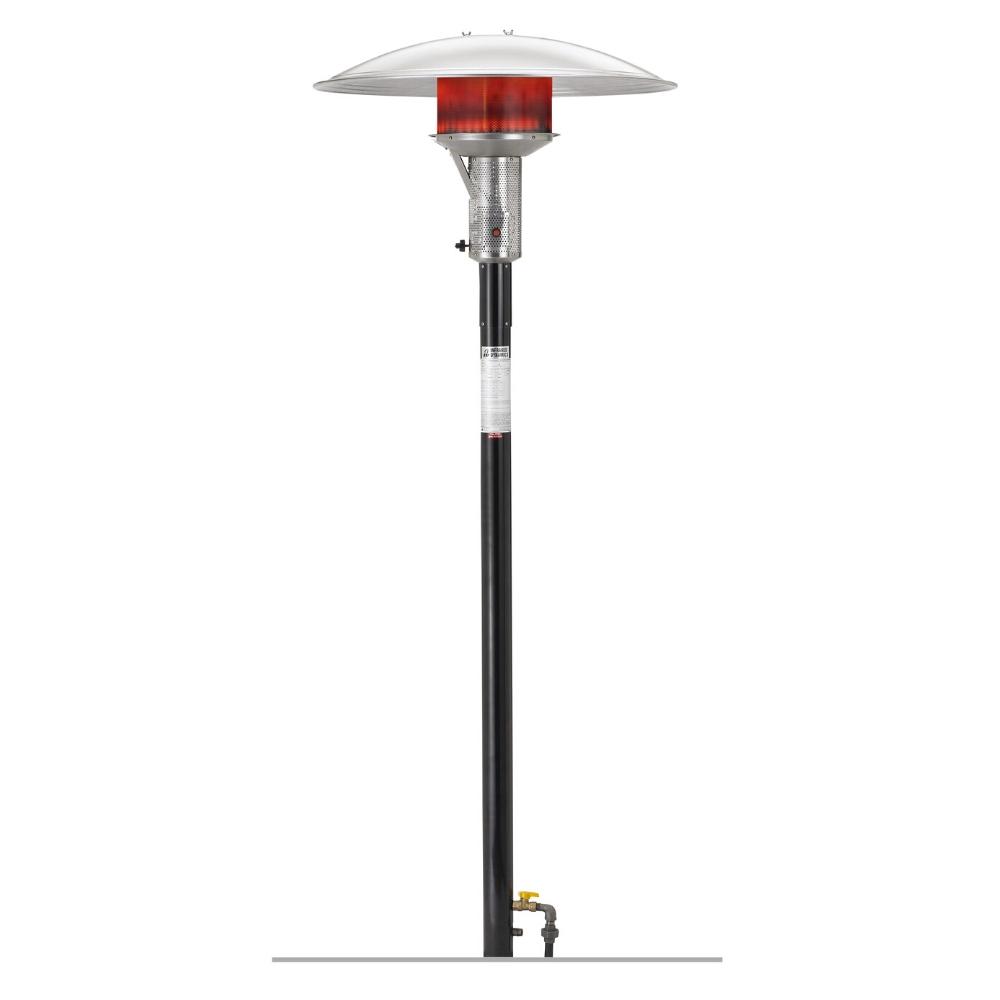 Sunglo Permanent Post Black Natural Gas Heater - alternate view