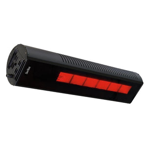 SunStar Glass Black Ceiling Mounted 2-Stage Infrared Gas Heater - N7 SGL0