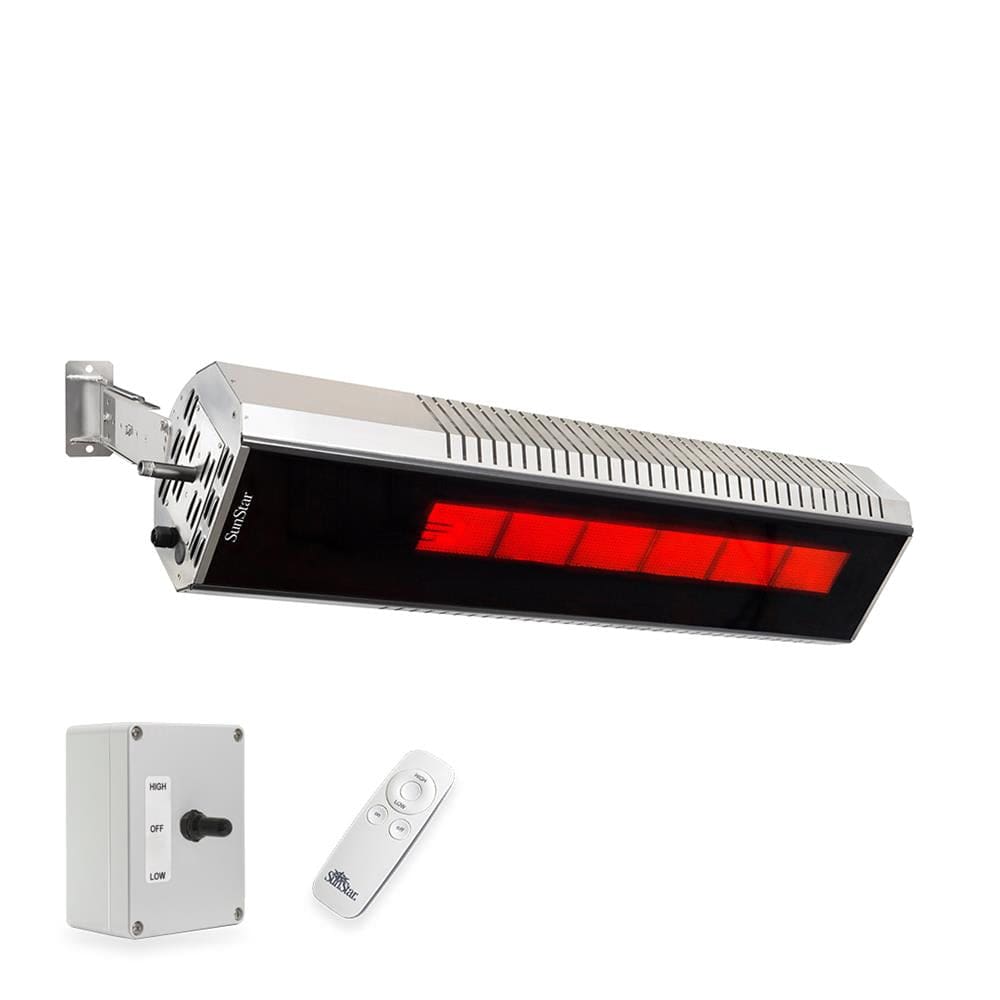 SunStar Glass Wall/Ceiling Mounted 2-Stage Infrared Gas Heater N10 MGL1560