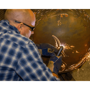 Handcrafting the art on The Fire Pit Gallery Fire Pits